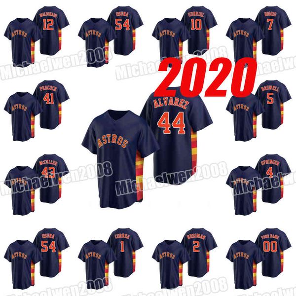 2020 41 brad peacock 43 lance mccullers 44 yordan alvarez 54 roberto osuna 4 george springer 2 alex bregman 21 zack greinke navy jersey, Black
2020 41 brad peacock 43 lance mccullers 44 yordan alvarez 54 roberto osuna 4 george springer 2 alex bregman 21 zack greinke navy jersey, Black