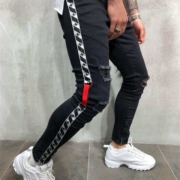 fashion pants men skinny jeans men streetwear ripped jeans for man fitted bottoms zipper hip hop jeans homme denim lj201217, Black
fashion pants men skinny jeans men streetwear ripped jeans for man fitted bottoms zipper hip hop jeans homme denim lj201217, Black