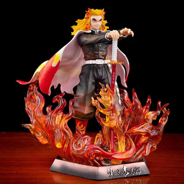 anime 1/8 scale painted figure demon slayer battle version rengoku kyoujurou action pvc toy brinquedos 20cm
anime 1/8 scale painted figure demon slayer battle version rengoku kyoujurou action pvc toy brinquedos 20cm