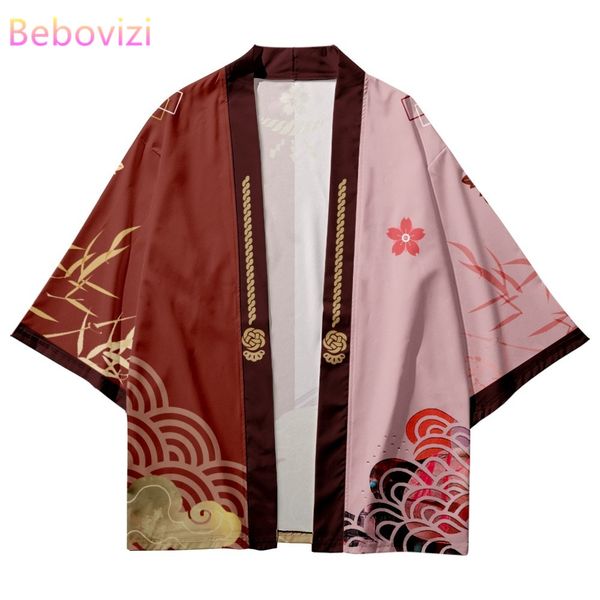 traditional haori kimono print color block shirt clothing women men harajuku japanese fashion streetwear cardigan yukata cosplay, Red
traditional haori kimono print color block shirt clothing women men harajuku japanese fashion streetwear cardigan yukata cosplay, Red