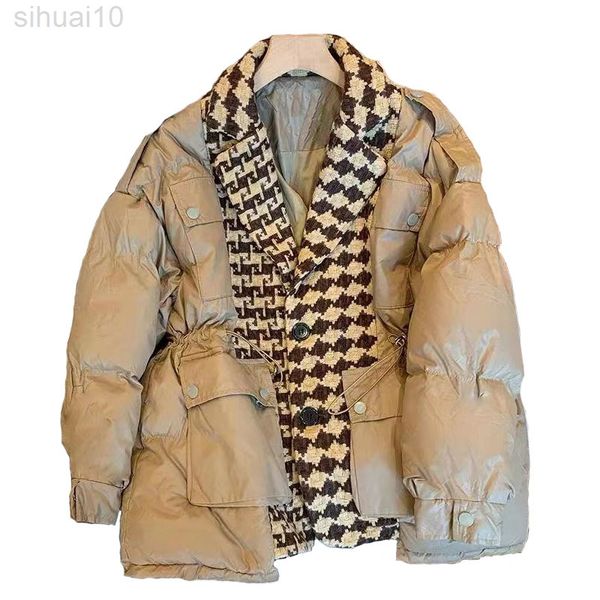 khaki jacket swallow gird winter women cotton elastic waist pockets long sleeve thick warm loose lady coat chic l220730, Black
khaki jacket swallow gird winter women cotton elastic waist pockets long sleeve thick warm loose lady coat chic l220730, Black