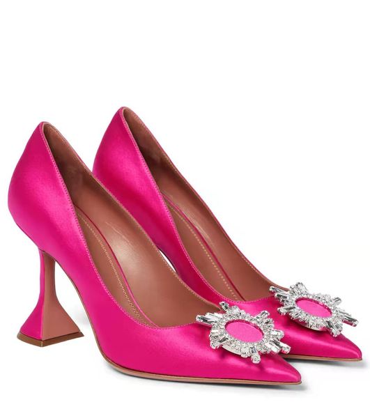 new season amina shoes muaddi pumps begum embellished pink satin wedding crystal party bride, Black
new season amina shoes muaddi pumps begum embellished pink satin wedding crystal party bride, Black