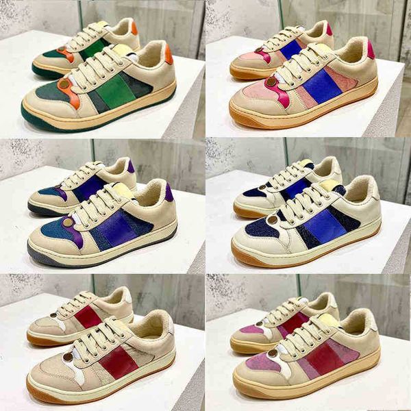 screener sneaker beige butter dirty leather shoes running vintage red and green web stripe luxurys designers sneakers bi-color rubber sole, Black
screener sneaker beige butter dirty leather shoes running vintage red and green web stripe luxurys designers sneakers bi-color rubber sole, Black