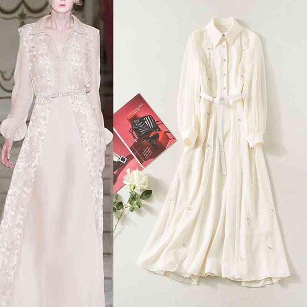 casual dresses early spring women's dress lapel single breasted shirt skirt small flower embroidery with belt, Black;gray
casual dresses early spring women's dress lapel single breasted shirt skirt small flower embroidery with belt, Black;gray