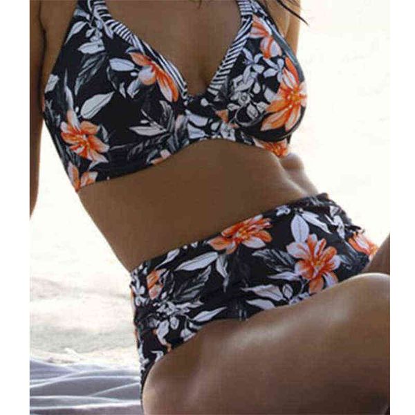 swimsuit women's bikini summer swimwear, White;black