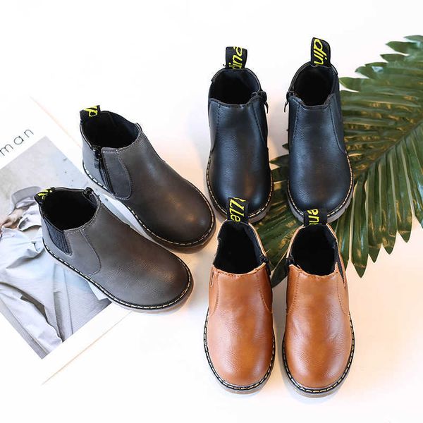 elling autumn winter children's martin short boots mid-tube side zipper boys and girls comfortable shoes designer classic luxury, Black
elling autumn winter children's martin short boots mid-tube side zipper boys and girls comfortable shoes designer classic luxury, Black