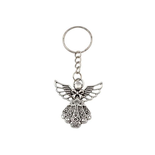 30pcs antique silver alloy angel band chain key ring travel protection diy jewelry335h
30pcs antique silver alloy angel band chain key ring travel protection diy jewelry335h