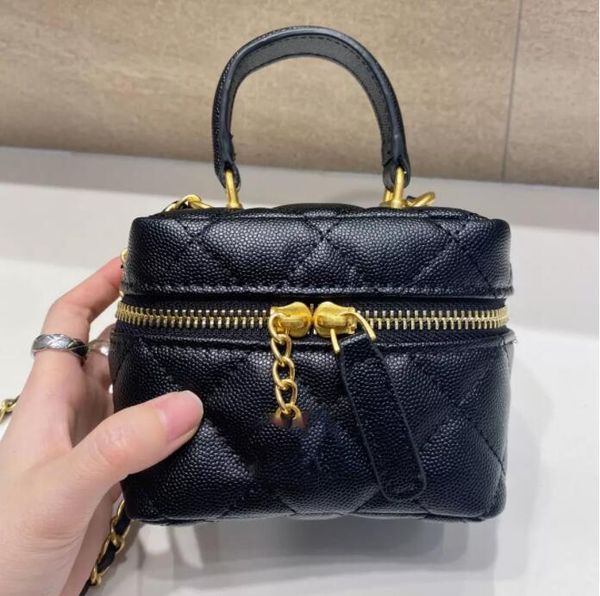tz france womens classic mini vanity box bags black silver handle totes crossbody shoulder quilted matelasse chain cosmetic case sacoche des
tz france womens classic mini vanity box bags black silver handle totes crossbody shoulder quilted matelasse chain cosmetic case sacoche des