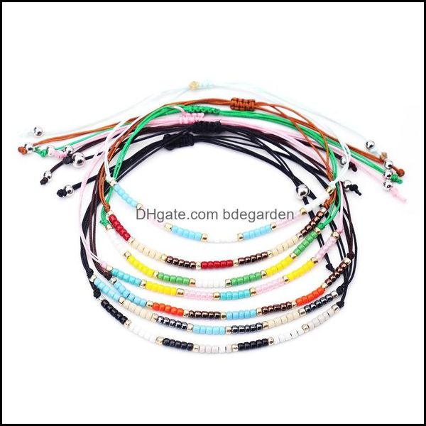 beaded strands bracelets jewelry american fashion trends colorf bohemian seedbeads adjustable bracelet drop deliver dhrks, Black
beaded strands bracelets jewelry american fashion trends colorf bohemian seedbeads adjustable bracelet drop deliver dhrks, Black