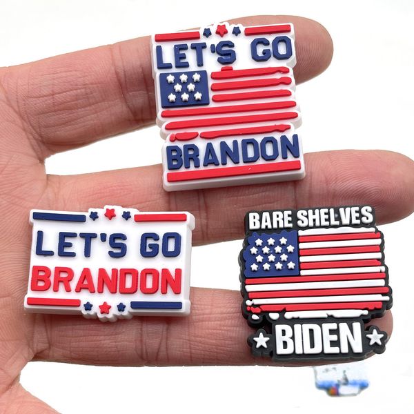 1pc lets go brandon jibz croc charms for clog sandals garden shoe decoration accessories, White;pink
1pc lets go brandon jibz croc charms for clog sandals garden shoe decoration accessories, White;pink