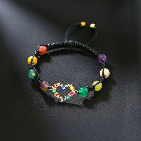 woven bracelet love bracelet amethyst agate strawberry crystal beaded heart-shaped eye, Golden;silver
woven bracelet love bracelet amethyst agate strawberry crystal beaded heart-shaped eye, Golden;silver