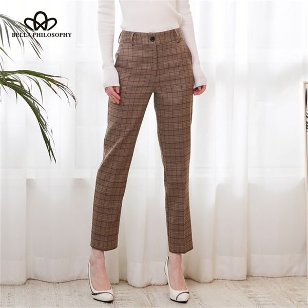 bella spring autumn plaid pants women casual high waist long harem pants female zipper office lady pants bottoms lj201130, Black;white
bella spring autumn plaid pants women casual high waist long harem pants female zipper office lady pants bottoms lj201130, Black;white