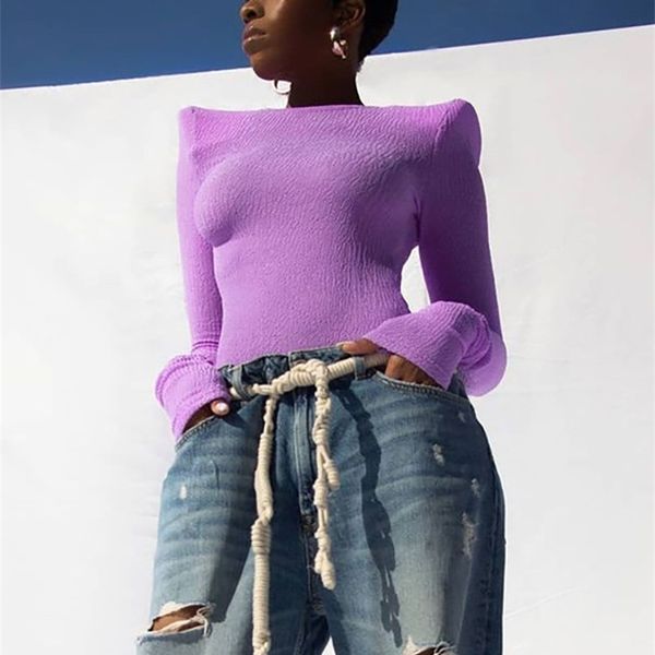 fsda o neck long sleeve t shirt women purple with shoulder paid basic autumn casual shirts fashion 220408, White
fsda o neck long sleeve t shirt women purple with shoulder paid basic autumn casual shirts fashion 220408, White