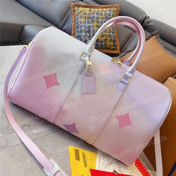 luxury designer ladies travel bag pink luggage handbag leisure fitness storage tote large capacity one shoulder cross body printed bags big
luxury designer ladies travel bag pink luggage handbag leisure fitness storage tote large capacity one shoulder cross body printed bags big