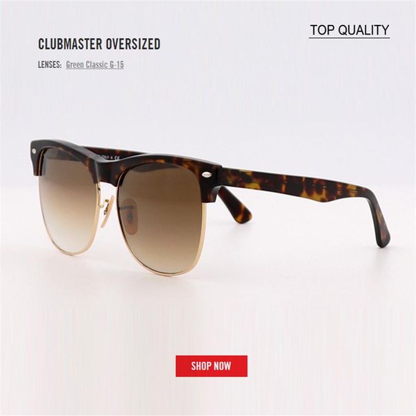 2018 new classic brand designer uv400 club sunglasses men women semi rimless master sunglass oversized driving gradient lens 4175 243a, White;black 
2018 new classic brand designer uv400 club sunglasses men women semi rimless master sunglass oversized driving gradient lens 4175 243a, White;black