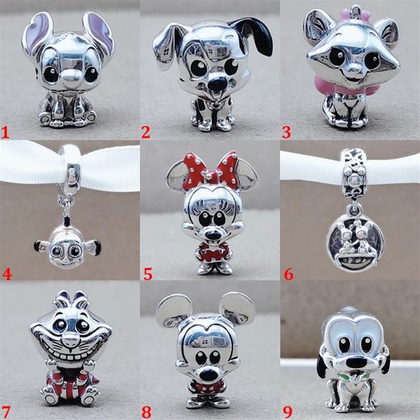 925 sterling silver charm beads fit pandora charms bracelet animal style cute string pendant diy beads women jewelry gift320s, Black
925 sterling silver charm beads fit pandora charms bracelet animal style cute string pendant diy beads women jewelry gift320s, Black
