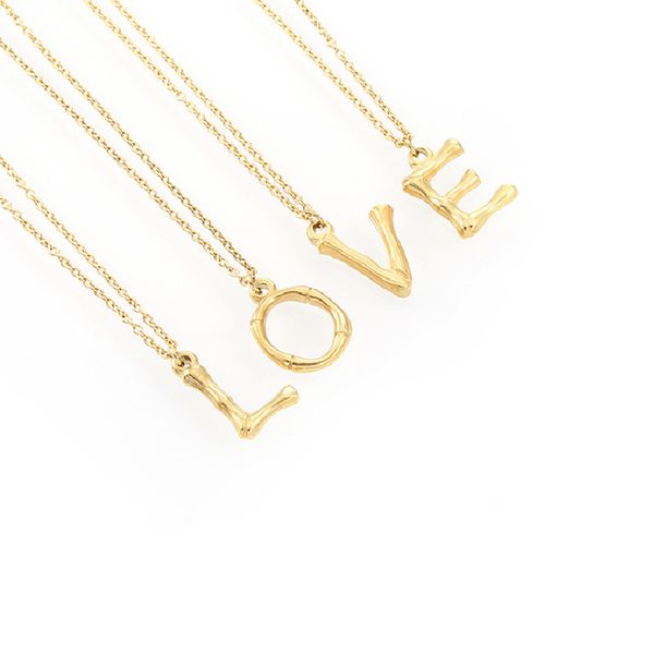 new stainless steel letter pendant necklaces 18k gold pendant couple necklace, Silver
new stainless steel letter pendant necklaces 18k gold pendant couple necklace, Silver