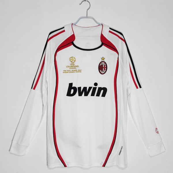 06/07 mens printing logo ac away retro football men's t-shirts summer men and women long sleeves tees badge shirts mens clothes, White;black
06/07 mens printing logo ac away retro football men's t-shirts summer men and women long sleeves tees badge shirts mens clothes, White;black