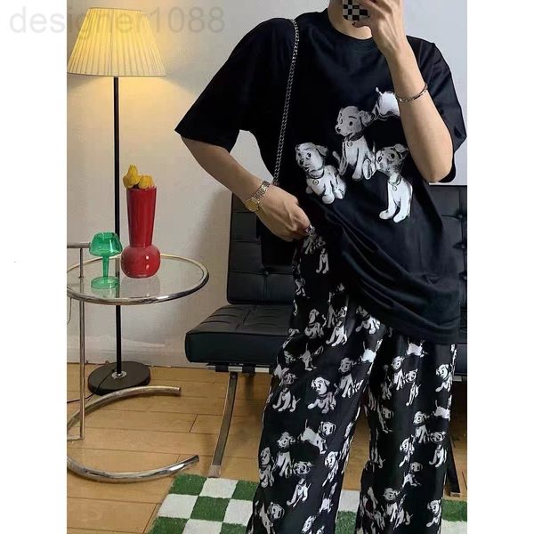 women's t-shirt designer ce home 2022 spring / summer fashion cartoon dog print short sleeve cotton t-shirt loose and versatile bottome, White
women's t-shirt designer ce home 2022 spring / summer fashion cartoon dog print short sleeve cotton t-shirt loose and versatile bottome, White