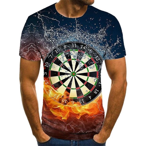 men's tee t shirt 3d print graphic prints darts plus size round neck casual daily print short sleeve basic fashion designer big and ta, White;black
men's tee t shirt 3d print graphic prints darts plus size round neck casual daily print short sleeve basic fashion designer big and ta, White;black