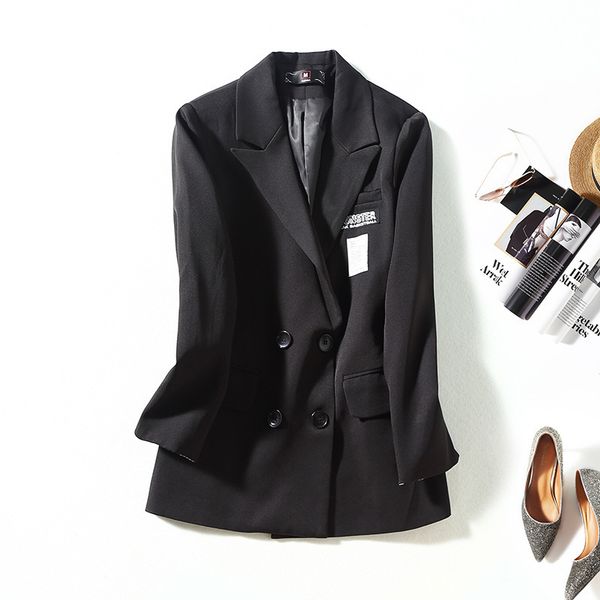 women's suits & blazers autumn and winter women's wear shenzhen high-end boutique korean version medium long double breasted suit, White;black
women's suits & blazers autumn and winter women's wear shenzhen high-end boutique korean version medium long double breasted suit, White;black