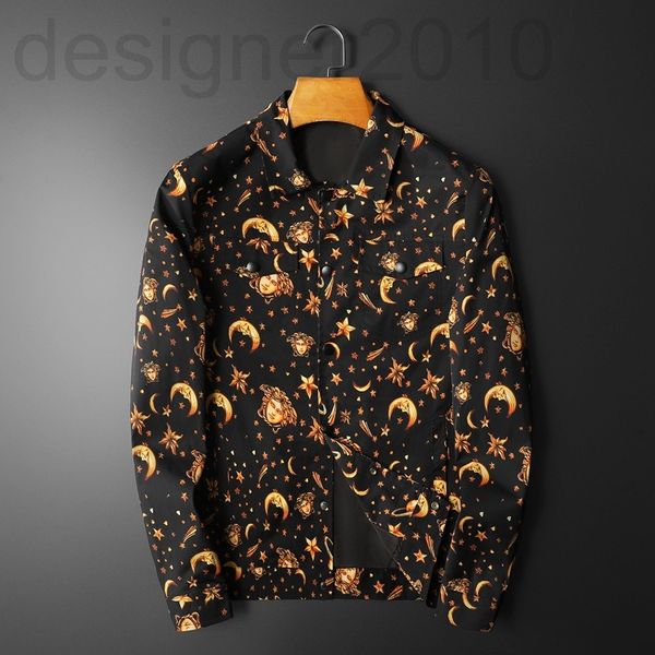 men's jackets designer 2021 autumn new korean men's fashion trend jacket shirt collar thin print lapel coat, Black;brown
men's jackets designer 2021 autumn new korean men's fashion trend jacket shirt collar thin print lapel coat, Black;brown