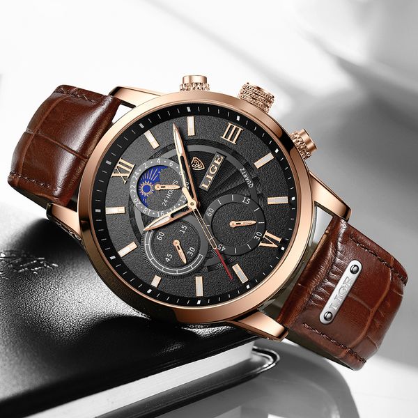 lige mens es luxury men wrist leather quartz watch sports waterproof male clock masculinobox 220531, Slivery;brown
lige mens es luxury men wrist leather quartz watch sports waterproof male clock masculinobox 220531, Slivery;brown