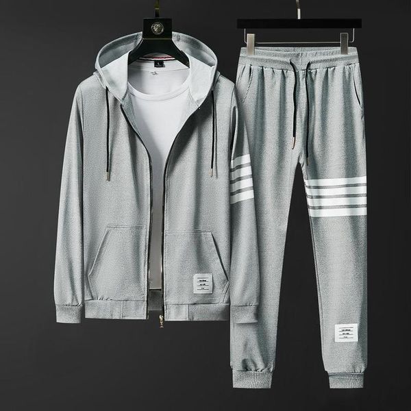 brand fall men sets pants clothing sweatsuit cardigan fashion hoodies clothes trousers sportswear sweatpants tracksuits 220613, Gray
brand fall men sets pants clothing sweatsuit cardigan fashion hoodies clothes trousers sportswear sweatpants tracksuits 220613, Gray