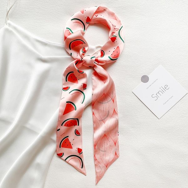 1 piece scarf for bag handle scarf thin hair binding headband temperament fruit ribbon hair accessories, Black
1 piece scarf for bag handle scarf thin hair binding headband temperament fruit ribbon hair accessories, Black
