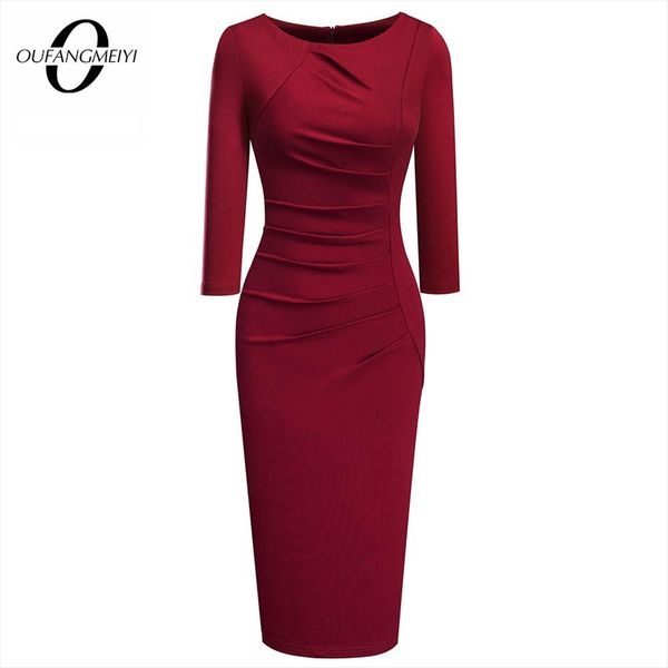 women elegant fashion solid color wear to work dresses business office vinatge bodycon formal dress eb600, Black;gray
women elegant fashion solid color wear to work dresses business office vinatge bodycon formal dress eb600, Black;gray