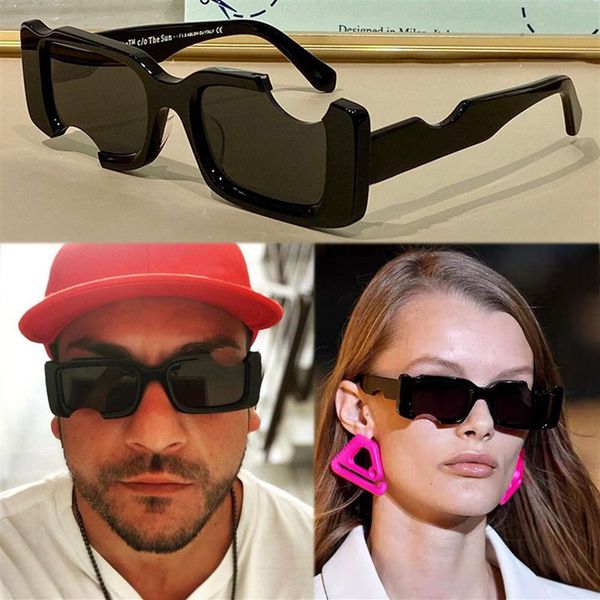 new square classic fashion ow40006 mens of sunglasses ooo polycarbonate plate notch frame 40006 designer glasses men and women eye235c, White;black
new square classic fashion ow40006 mens of sunglasses ooo polycarbonate plate notch frame 40006 designer glasses men and women eye235c, White;black