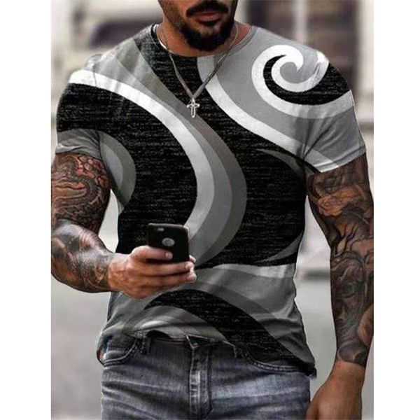 fashion t short men streetwear oneck short sleeve tees colorful geometry male clothes casual oversized man tshirt summer 220607, White;black
fashion t short men streetwear oneck short sleeve tees colorful geometry male clothes casual oversized man tshirt summer 220607, White;black