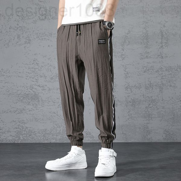 men's pants designer summer 2021 thin pants men's casual elastic versatile ice breathable tooling sports leggings exld, Black
men's pants designer summer 2021 thin pants men's casual elastic versatile ice breathable tooling sports leggings exld, Black