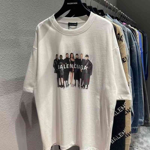 2022 designer bal t shirt and correct version b fashion br paris portrait b letter printed short sleeve t-shirt for men women, White;black
2022 designer bal t shirt and correct version b fashion br paris portrait b letter printed short sleeve t-shirt for men women, White;black