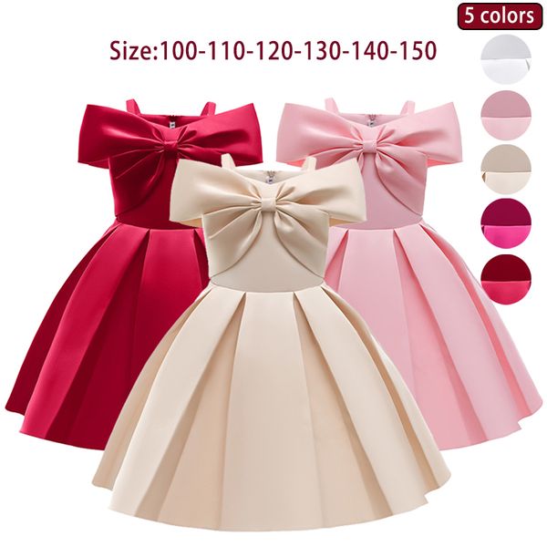 off-shoulder dress bow flower birthday for baby girl clothes lace tutu princess ceremony dresses party wedding dresses, Red;yellow
off-shoulder dress bow flower birthday for baby girl clothes lace tutu princess ceremony dresses party wedding dresses, Red;yellow