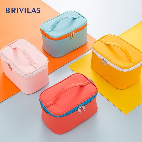 brivilas women cosmetic bag makeup travel storage large wash bag make up fashion portable waterproof toiletry bag pu case new 210305
brivilas women cosmetic bag makeup travel storage large wash bag make up fashion portable waterproof toiletry bag pu case new 210305