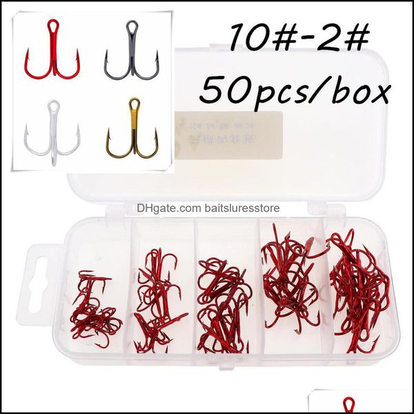 fishing hooks sports outdoors 50pcs/box 5 sizes mixed 10-2 35647 triple anchor hook high carbon steel barbed pesca carp tackle kl7 drop de
fishing hooks sports outdoors 50pcs/box 5 sizes mixed 10-2 35647 triple anchor hook high carbon steel barbed pesca carp tackle kl7 drop de