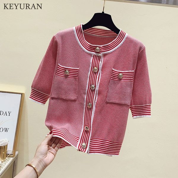 summer knitted cardigan sweater women korean short sleeve o-neck single breasted pockets ladies vintage loose thin knit crop top, White;black
summer knitted cardigan sweater women korean short sleeve o-neck single breasted pockets ladies vintage loose thin knit crop top, White;black