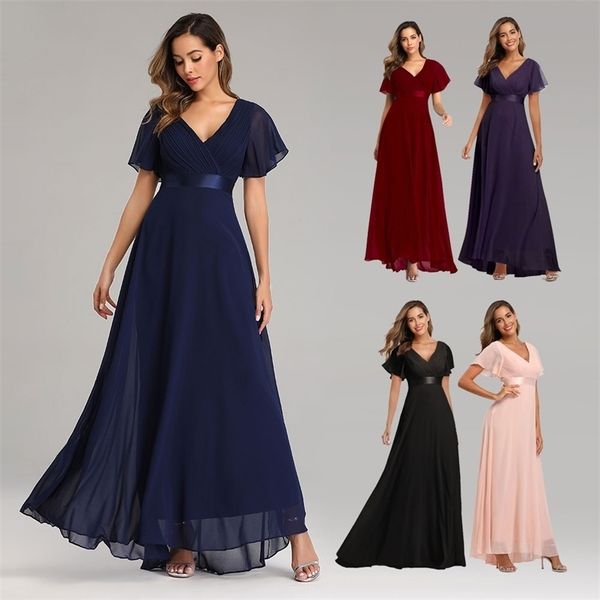 beautyemily simple evening dresses elegant vneck ruffles chiffon women dress party long formal gown plus robe de soiree 220627, White;black
beautyemily simple evening dresses elegant vneck ruffles chiffon women dress party long formal gown plus robe de soiree 220627, White;black