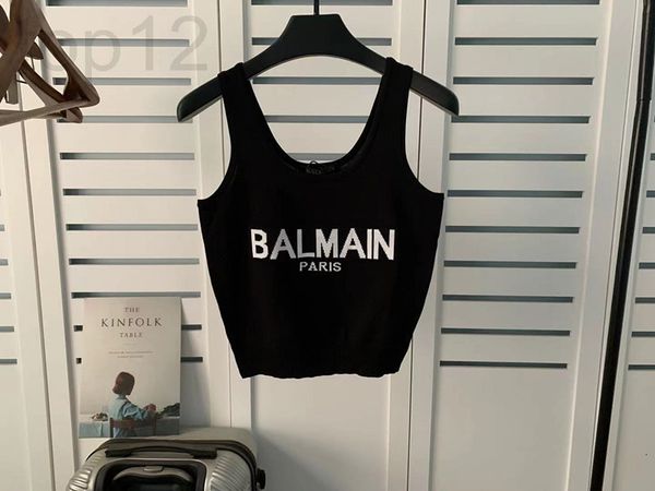 women's t-shirt designer 21ss spring and summer new balman knitted jacquard letter vest suspender women's ins net red jlmg, White
women's t-shirt designer 21ss spring and summer new balman knitted jacquard letter vest suspender women's ins net red jlmg, White