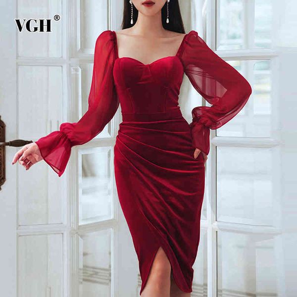 vintage patchwork red dress for women square collar long sleeve high waist slim dresses female fashion clothing spring 210507, Black;gray
vintage patchwork red dress for women square collar long sleeve high waist slim dresses female fashion clothing spring 210507, Black;gray