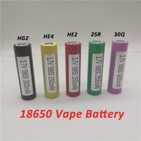 25r 30q hg2 he4 vtc4 vtc5 vtc6 18650 vape battery 2500mah 3.7v 20a flat-battery rechargeable lithium for ecig kits and mods
25r 30q hg2 he4 vtc4 vtc5 vtc6 18650 vape battery 2500mah 3.7v 20a flat-battery rechargeable lithium for ecig kits and mods