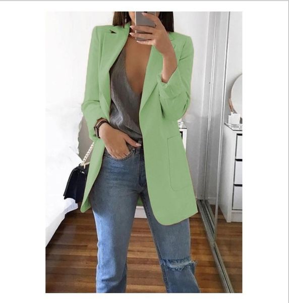 fashion jackets solid color lapel long sleeve business women blazer coat suit jacket female outerwear blazers outerwear high quality, Black;brown
fashion jackets solid color lapel long sleeve business women blazer coat suit jacket female outerwear blazers outerwear high quality, Black;brown