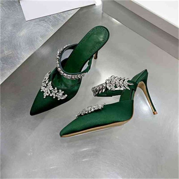 dress shoes spring summer crystal women shoes party lady high heel brand designer pointed toe silk sandals mules pumps slipper, Black
dress shoes spring summer crystal women shoes party lady high heel brand designer pointed toe silk sandals mules pumps slipper, Black