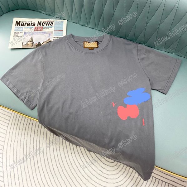 22ss men women designers t shirts tee cursive letter print red short sleeve crew neck streetwear black white gray xinxinbuy xs, White;black
22ss men women designers t shirts tee cursive letter print red short sleeve crew neck streetwear black white gray xinxinbuy xs, White;black
