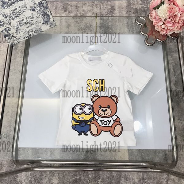 white color newly 2022ss boys t-shirts brand designer kids cotton tees short sleeve t shirts round neck high end fashion t-shirt size 100-15, Blue
white color newly 2022ss boys t-shirts brand designer kids cotton tees short sleeve t shirts round neck high end fashion t-shirt size 100-15, Blue