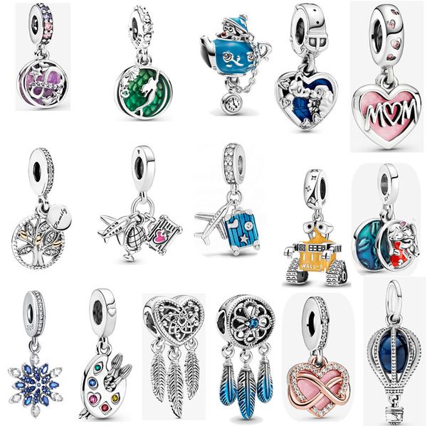 diy s925 sterling silver loose beads beaded charm classic fashion blue feather pendant original fit pandora bracelet designer luxury jewelry, Bronze;silver
diy s925 sterling silver loose beads beaded charm classic fashion blue feather pendant original fit pandora bracelet designer luxury jewelry, Bronze;silver