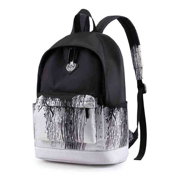 black white school satchel casual daypack lightweight women back bag designer school bags for teenage girls boys college aa220316
black white school satchel casual daypack lightweight women back bag designer school bags for teenage girls boys college aa220316