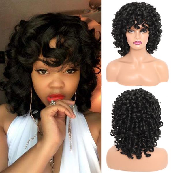 lx brand short blonde wig with bangs 12" synthetic hair afro kinky curly wig for black women glueless cosplay curly wig femalefactory di
lx brand short blonde wig with bangs 12" synthetic hair afro kinky curly wig for black women glueless cosplay curly wig femalefactory di