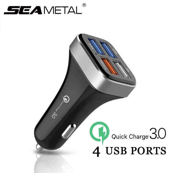 qc3.0 car cigarette lighter charger 4 usb car socket adapter phone charging cars splitter universal auto electronics accessories w220328
qc3.0 car cigarette lighter charger 4 usb car socket adapter phone charging cars splitter universal auto electronics accessories w220328